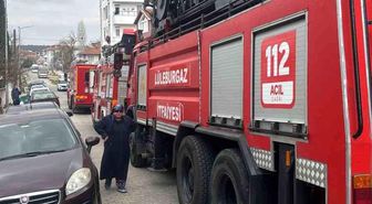 Kurutma makinesinden çıkan duman paniğe neden oldu
