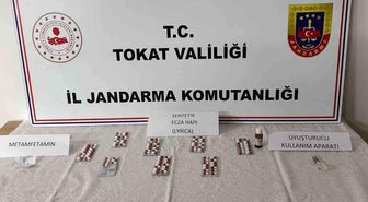 Tokat'ta araçta sentetik hap ve uyuşturucu madde bulunan şüpheli, adli kontrolle serbest kaldı