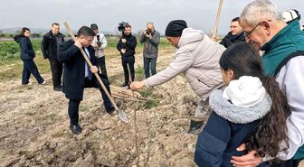 TUSAŞ şehidi Ekici anısına 1000 meyve fidanı toprakla buluşturuldu