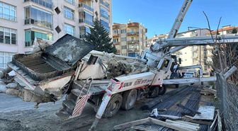 Uşak'taki beton pompası kazasında 3 kişi tutuklandı