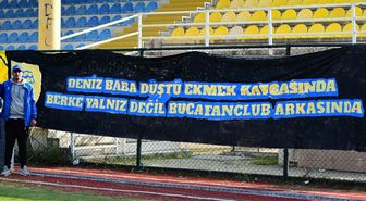 Babasını kaybeden Bucasporlu Berke'ye taraftar morali