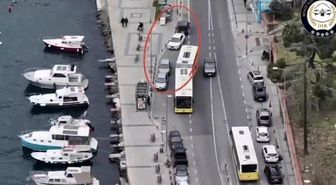 Beykoz'da dron destekli trafik denetimi: 58 araca 190 bin lira ceza