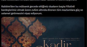 Emine Erdoğan'dan 'Kadir Gecesi' mesajı