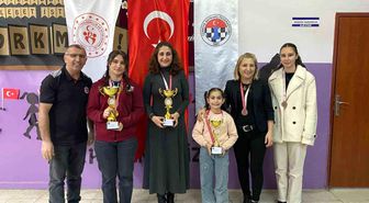 Kars'ta 'Kadınlar Satranç İl Birinciliği Turnuvası' tamamlandı