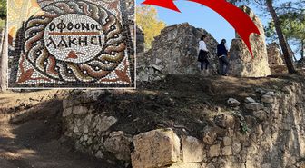 Kazı ekibi şaştı kaldı! 1500 yıllık mozaikteki mesaj herkesi hayrete düşürdü