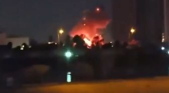 İran, ABD'nin Bağdat Büyükelçiliği'ni vurdu! Tüm yerleşke alev alev