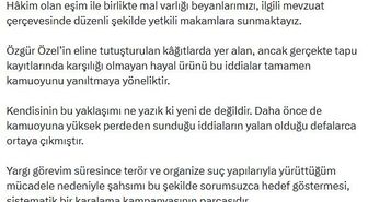 Bakan Gürlek: Bu iftiralar karşısında gerekli yasal süreçleri başlatıyorum