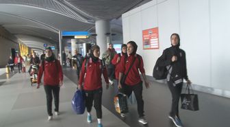 İran Kadın Milli Futbol Takımı İstanbul'a geldi