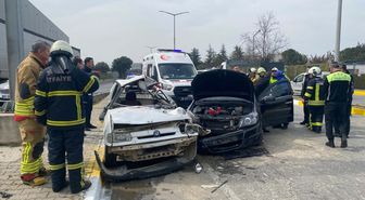 Otomobilin çarptığı kamyonetin sürücüsü öldü