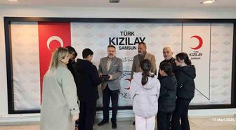Samsun Çocuk Evlerinden Gazze için anlamlı bağış