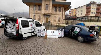Sivas'ta 1 ton 9 kilogram tütün ele geçirildi