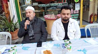 Sokak iftarında esnaf ve vatandaşlar bir araya geldi