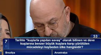 Tarihte 'kuşlarla yapılan savaş' olarak bilinen ve deve kuşlarına benzer büyük kuşlara karşı yürütülen mücadeleyi kaybeden ülke hangisidir?