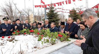 Ağrı'da Çanakkale Zaferi'nin 111. yılı törenlerle anıldı
