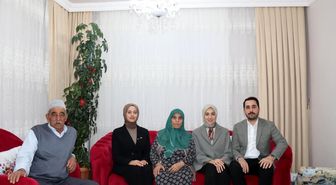 Kaymakam Duman, Tercan'da şehit ailesinin iftar sofrasına konuk oldu