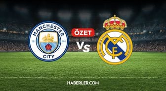 Manchester City Real Madrid maç özeti ve golleri! (ÖZET) Manchester City Real Madrid kaç kaç bitti, golleri kim attı?