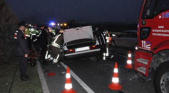 Manisa'da Zincirleme Kaza: 2 Ölü, 5 Yaralı