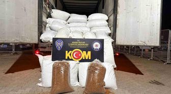 Adana'da 3 ton kaçak tütün ele geçirildi