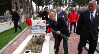 Adıyaman kent protokolü şehitlik ziyaretinde bulundu