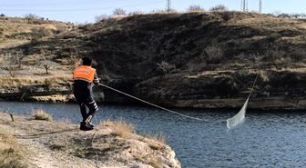 Ağ ile avlanma yasağına uymayan şahsı jandarma yakaladı