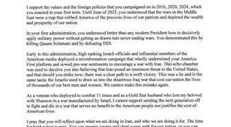 Trump yönetiminden savaş istifası: 'İran ülkemize yakın tehdit değil'