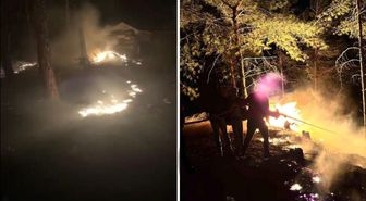 Hatay'da korkutan orman yangını