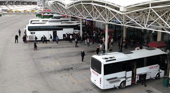 Isparta Otogarı'nda biletler kısa sürede tükendi