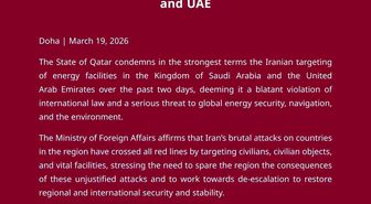 Katar'dan İran'ın Suudi Arabistan ve BAE'deki enerji tesislerine yönelik saldırılarına kınama