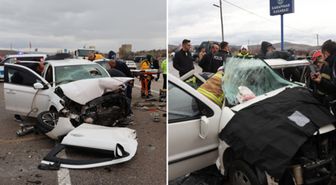 Nevşehir'de zincirleme trafik kazası: 2 ölü, 7 yaralı