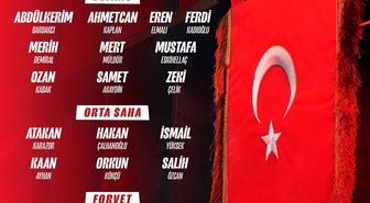 A Milli Futbol Takımı'nın aday kadrosu açıklandı