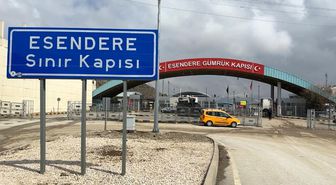 Esendere Sınır kapısı bu bayram sessizlik yaşıyor