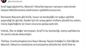 İLETİŞİM Başkanı Duran: İsrail'in Mescid-i Aksa'daki Saldırısını Kınıyorum