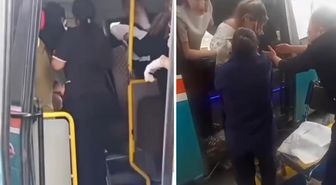 İzmir'de bir kadın dolmuşta doğum yaptı