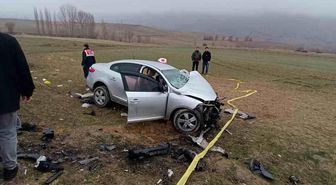 Yozgat'ta otomobiller çarpıştı: 1 ölü, 5 yaralı