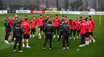A Milli Futbol Takımı, Romanya maçının hazırlıklarına devam etti