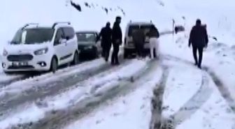 Adıyaman'ın yüksek kesimlerinde kar yağışı