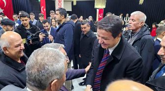 Arıkan, memleketinde bayramlaşma törenine katıldı