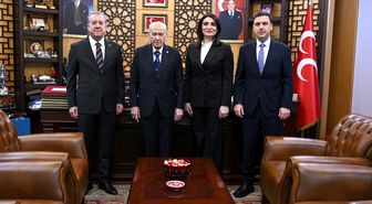 Bahçeli, bayramlaşma heyetini kabul etti