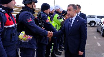Bayburt'ta görev başındaki güvenlik güçlerinin bayramı kutlandı