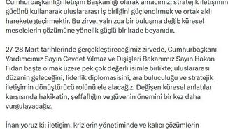 Burhanettin Duran: Küresel sorunlara ortak bir dil geliştirmeyi hedefliyoruz