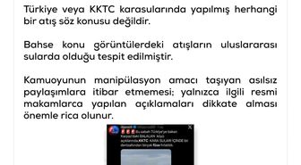 DMM'den 'KKTC'de denizaltından füze fırlatıldı' iddiasına yalanlama