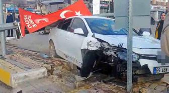 Erciş'te trafik kazası: 1 yaralı