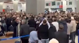 Gaziantep Havalimanı'ndan kavga ve gerginlik
