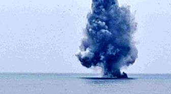 Ordu'da kıyıya vuran insansız deniz aracı imha edildi