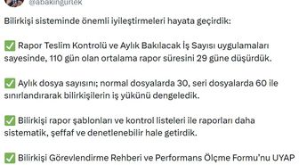 Bakan Gürlek: Bilirkişi sisteminde önemli iyileştirmeleri hayata geçirdik