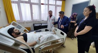 Rektör Özölçer, Ramazan Bayramı'nı BEUN Hastanesi'nde Kutladı