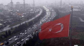 Çamlıca Gişeleri'nde dönüş yoğunluğu havadan görüntülendi