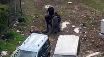 Diyarbakır'da bıçaklı kavga anı kameraya yansıdı