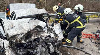 Isparta'da feci kaza nişanlı çifti hayattan kopardı