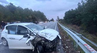 Manavgat'ta zincirleme kaza: 2 yaralı